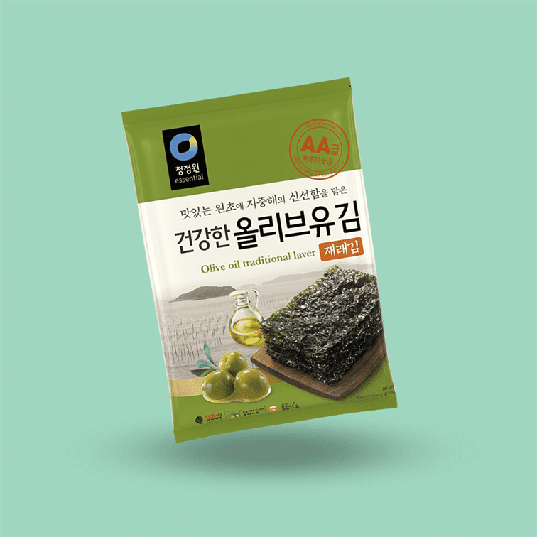 Roasted Olive Seaweed Snack