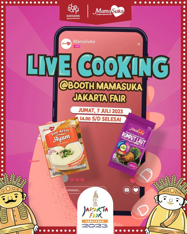 Live Cooking di Jakarta Fair Kemayoran